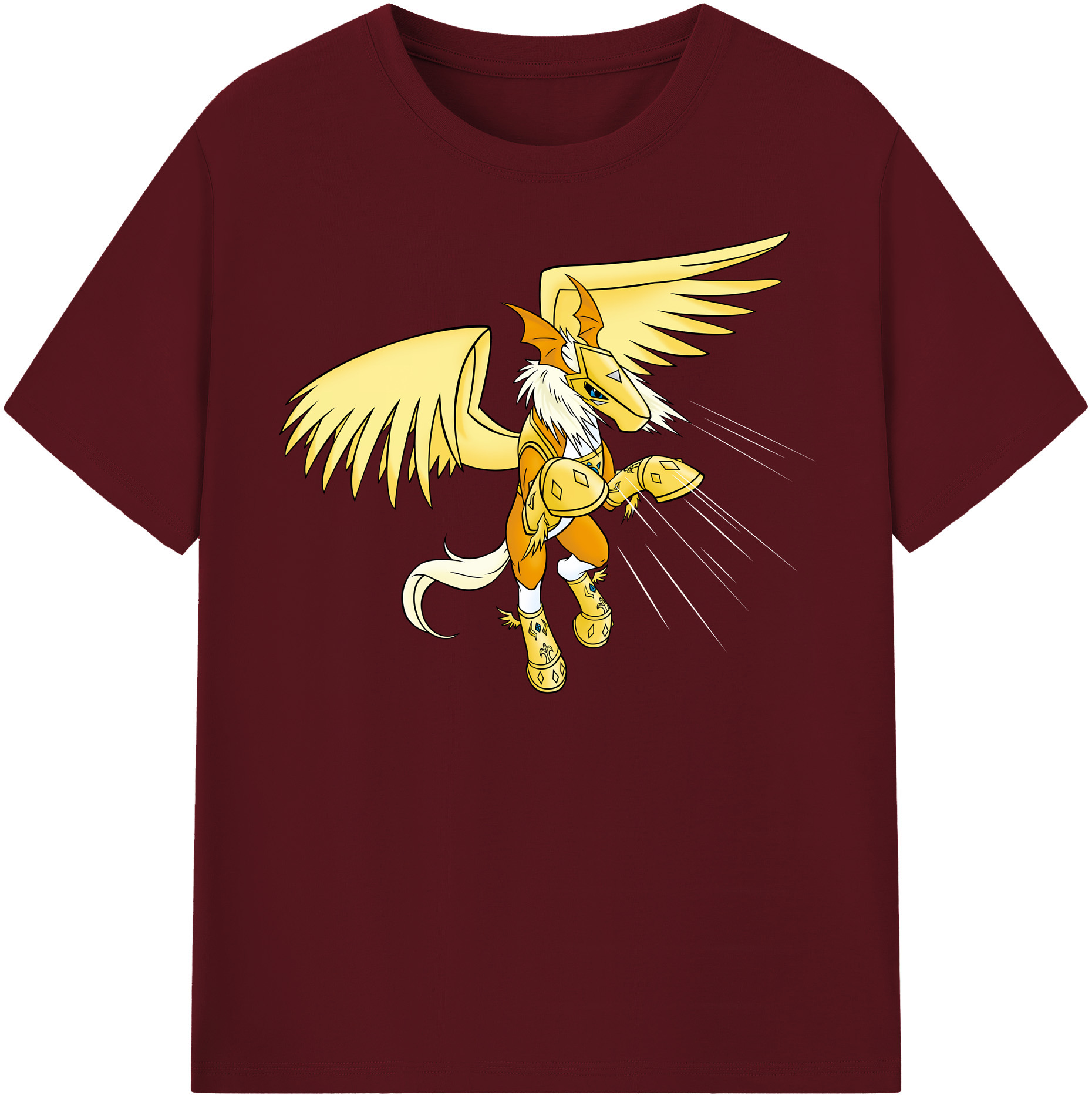 （画像用） Digimon デジタルモンスター/デジモン 綿100％半袖Tシャツ（フロントプリント）